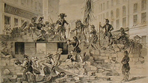 Barricadas en Viena, 26 de mayo de 184