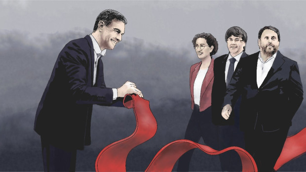 Infografía: Sánchez pone la alfombra roja a Junqueras, Puigdemont y Rovira
