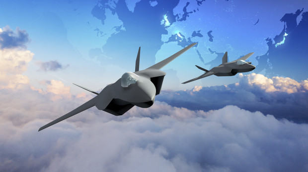 Ilustración del nuevo avión de combate