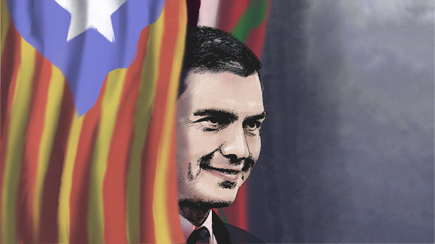 Ilustración: Sanchez independentismo sedicion
