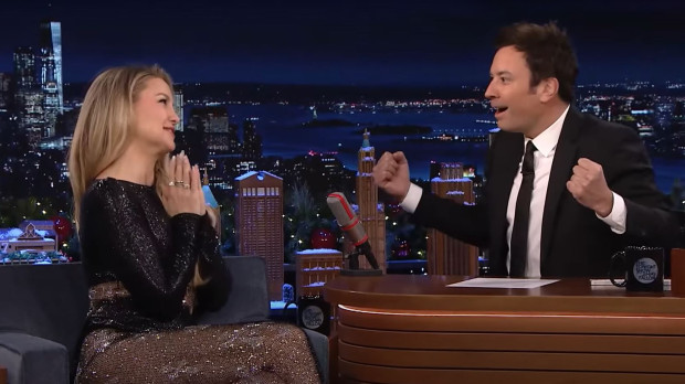 Kate Hudson, en el programa de Jimmy Fallon