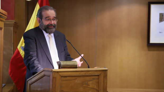 El presidente de la ACdP, Alfonso Bullón de Mendoza