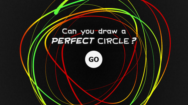 Una web propone dibujar el círculo perfecto desde el móvil o el ordenador