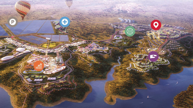 Recreación de la futura Elysium City