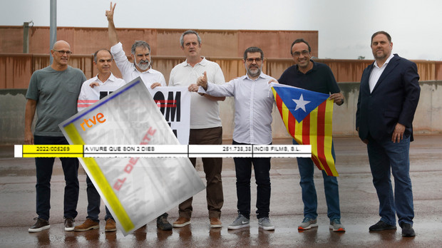Los líderes secesionistas del procés. RTVE pagó 281.000 euros a una productora afín al independentismo