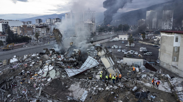 Las imágenes aéreas muestran la desolación en ciudades como Hatay, en Turquía