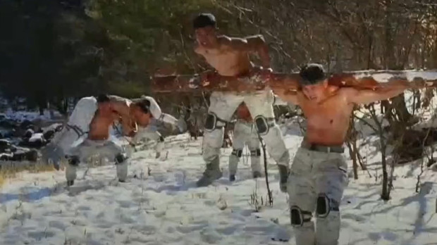 Una escena del vídeo difundido por Corea del Norte