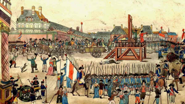 Robespierre, su hermano Augustin y sus amigos Antoine Saint-Just y Georges Couthon fueron ejecutados en la guillotina el 28 de julio de 1794