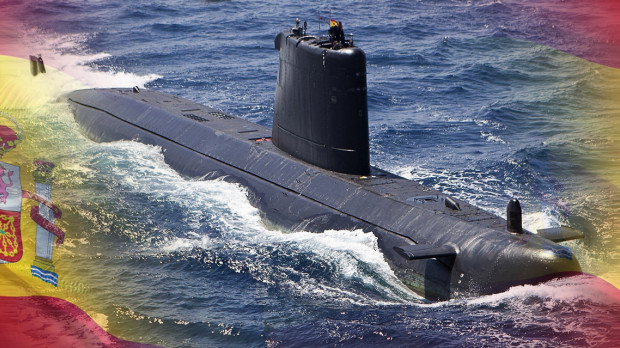 El submarino de la Armada española Mistral S-73