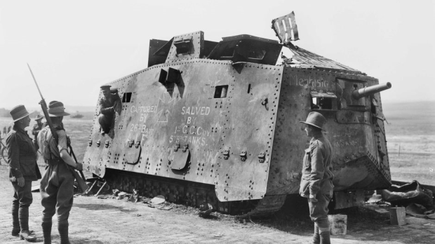 Mephisto es un tanque alemán de la Primera Guerra Mundial, el único ejemplar superviviente de un A7V