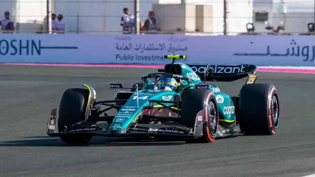 Fernando Alonso rodando en el circuito de Yeda