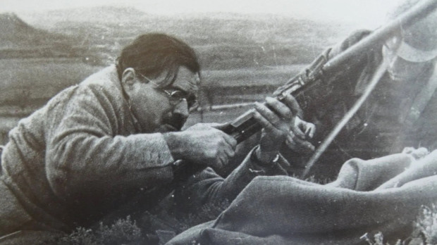 Hemingway durante la Guerra Civil española