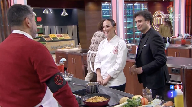Tamara Falcó, en la primera gala de 'MasterChef'