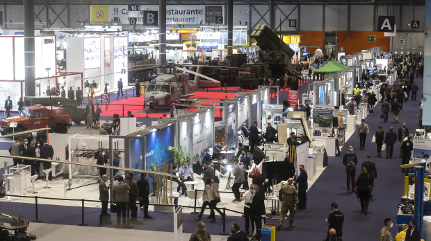 Vista general de Feindef, la Feria internacional de la Defensa, en una imagen de archivo