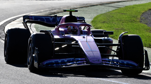El Alpine de Pierre Gasly en Albert Park