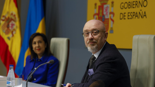 El ministro ucraniano de Defensa, Oleksii Reznikov, se encuentra de visita en España