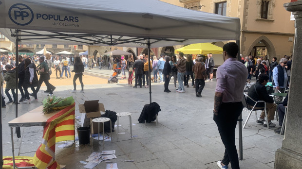 Stand del PP en Vic