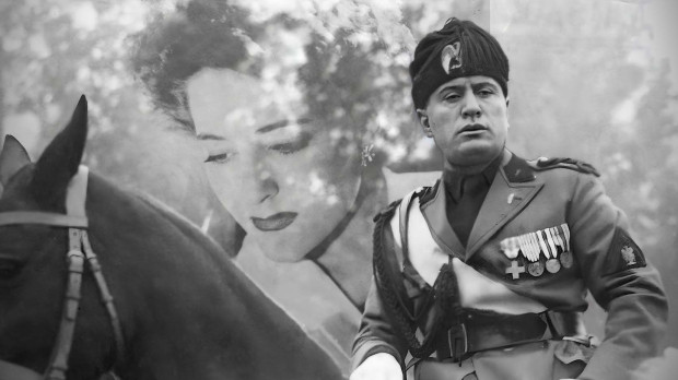 Petacci y Mussolini