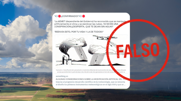 Mensajes falsos sobre la AEMET