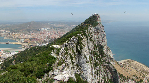 Vista del Peñón de Gibraltar