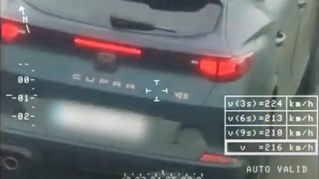 Una de las multas puestas durante la campaña de control, en este caso a un Cupra Formentor VZ5