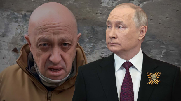 Yevgeny Prigozhin y Vladimir Putin