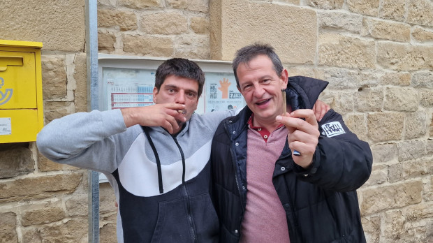 Andrés y Germán, de Luz Verde, el partido cannabico que ha conseguido dos consejales