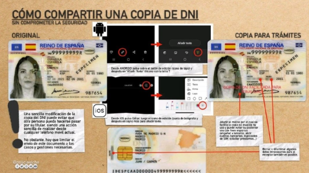 Cómo compartir el DNI