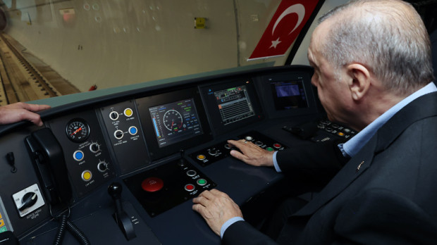 Erdogan en el metro
