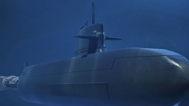 Recreación de una inmersión del futuro S-81 Isaac peral