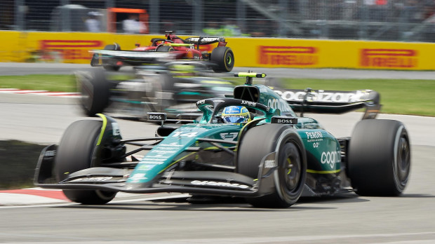 Fernando Alonso, por delante de Hamilton y Leclerc en Canadá