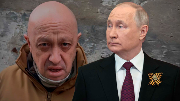 Yevgeny Prigozhin y Vladimir Putin