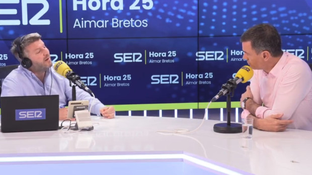 Pedro Sánchez, en el programa Hora 25 de la Cadena SER