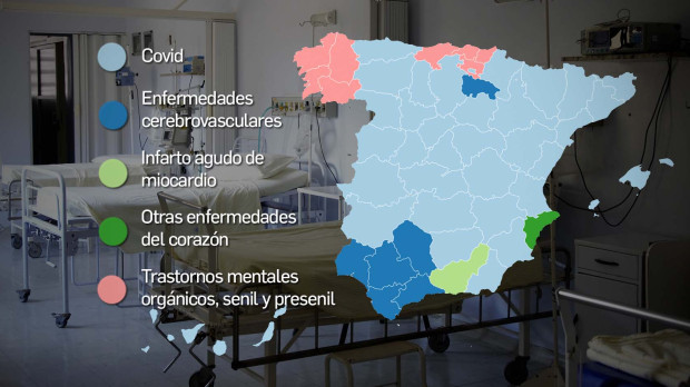 Por grupo de enfermedades, el ranking lo encabezan las del sistema circulatorio