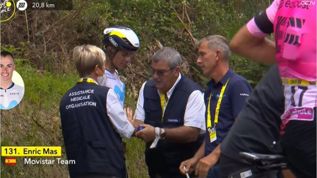 Enric Mas se ha visto obligado a abandonar el Tour de Francia