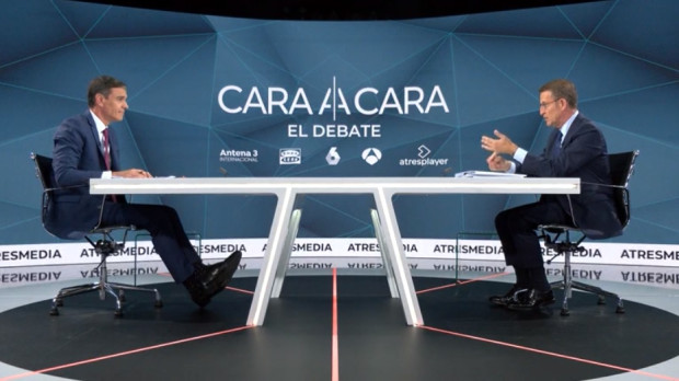 Sánchez ha interrumpido de forma constante a Feijóo