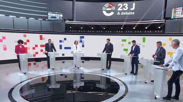 Debate a siete en RTVE