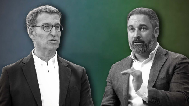 Alberto Núñez Feijóo y Santiago Abascal se reunieron tras el 23-J