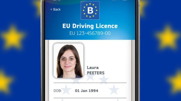 Así sería la apariencia del nuevo carnet de conducir europeo