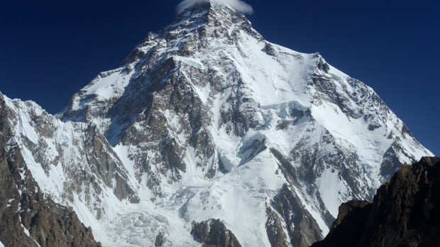 El K2 de Pakistán es una de las montañas más difíciles de escalar