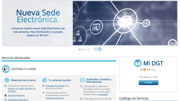 La sede electrónica de la DGT va creciendo en funcionalidades, la mayor parte gratuitas