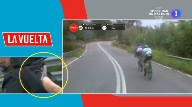 Imagen de Televisión Española en la que muestran uno de esos clavos