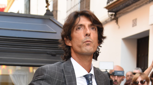 Alejandro Sancho during burial of Maria Jimenez in Sevilla on Friday, 8 September 2023.