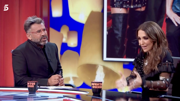Jorge Javier, entrevistando a Paula Echevarría en 'Cuentos chinos'