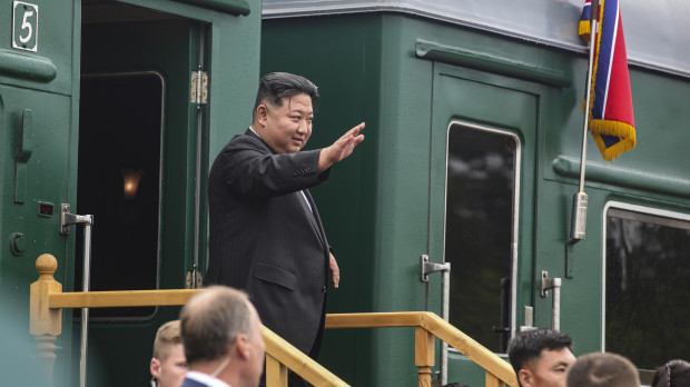 Kim Jogn-un, durante su visita a Rusia