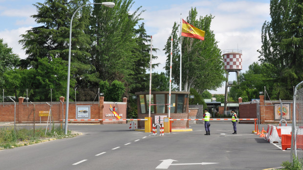 Exterior del Acuartelamiento aéreo de Getafe