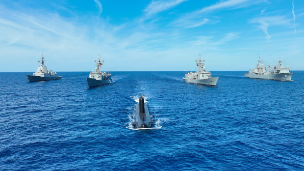 Ejercicio antisubmarino MAR-ASW en aguas del golfo de Cádiz