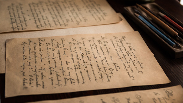 Cartas antiguas, en una imagen de archivo