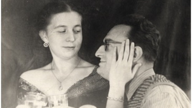 Mikhail Nosyrev y su mujer