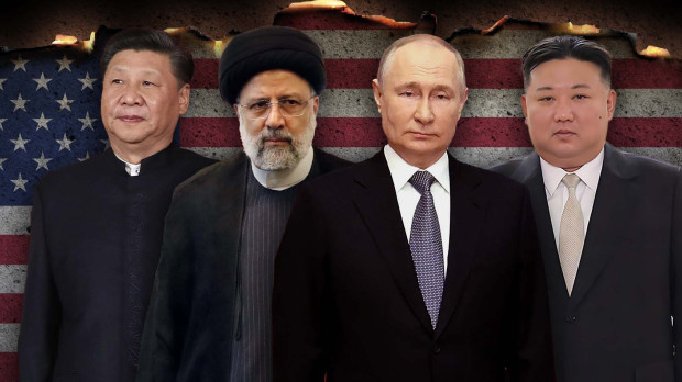 Xi Jinpìng, Raisi, Putin y Kim Jong-un